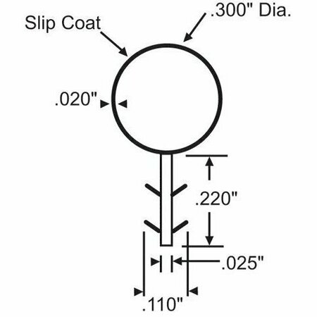 STRYBUC .300 Bulb X .220 Kerf 63-150W